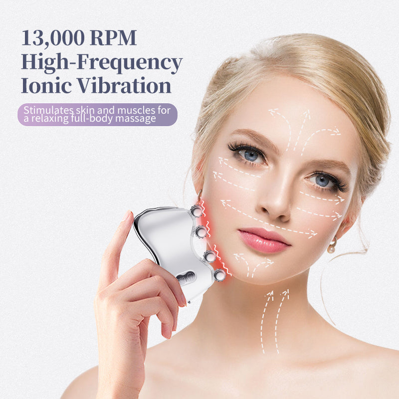 3D Roller Facial Massager — Vibration & High-Frequency Lifting Tool